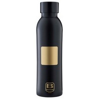photo B Bottles Twin - Square Gold - 500 ml - Double wall thermal bottle in 18/10 stainless steel 1